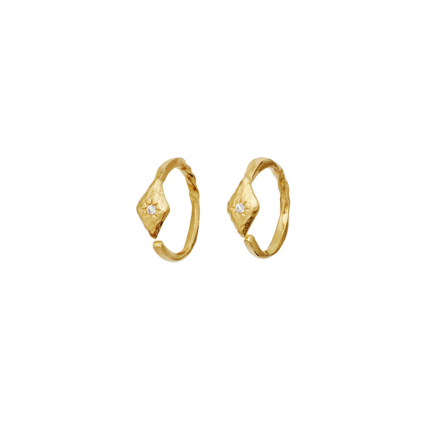 Forte hoops - forgyldt